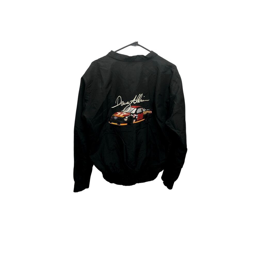 Davey Allison Jacket Nascar Texaco Havoline Racing Medium Nylon Full Zip Vintage